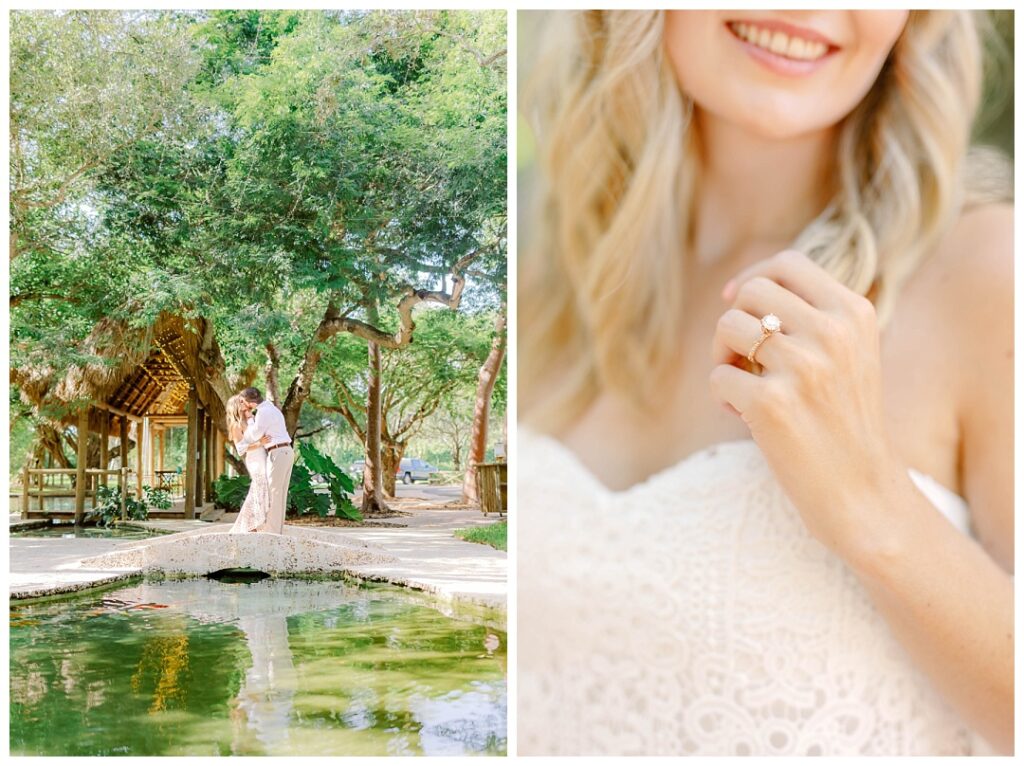 Engaged couple takes a break from planning dream wedding to capture engagement portraits.