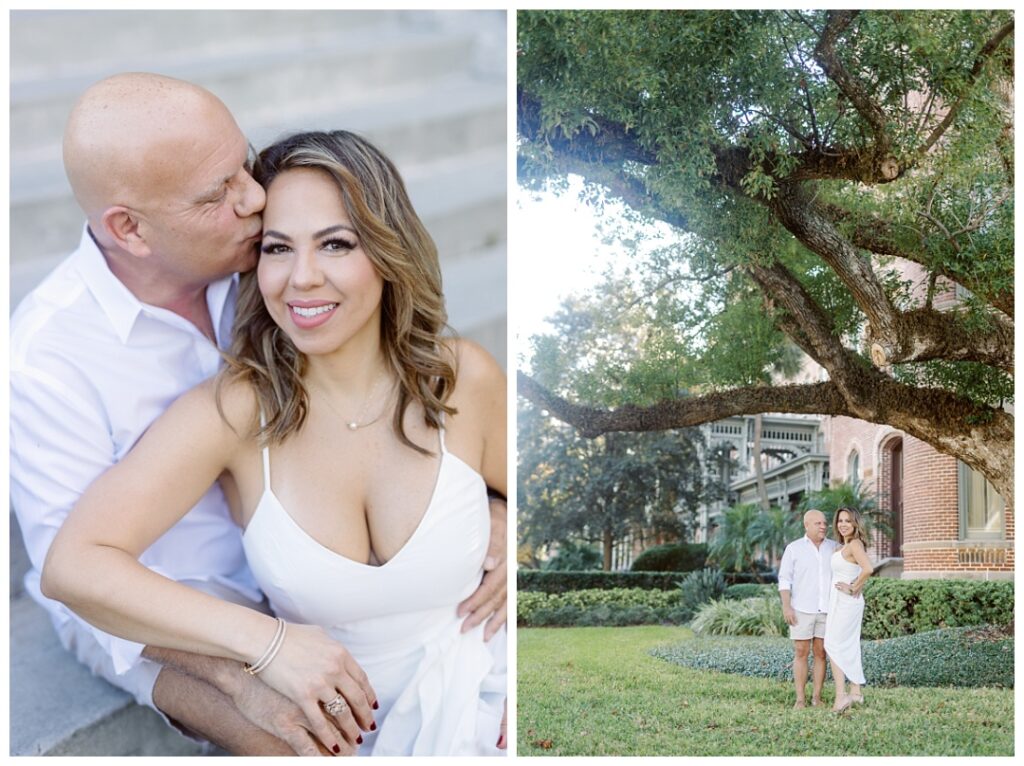 Engagement photos at The University of Tampa, a historic, timeless location in the heart of Tampa.