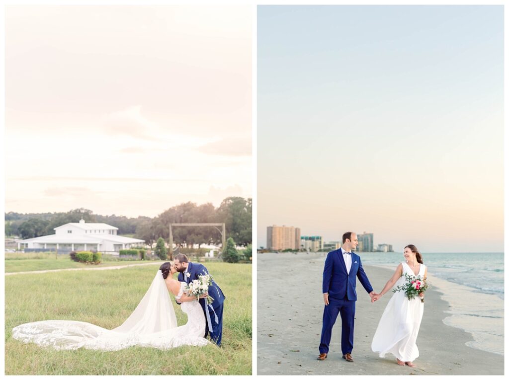 Florida wedding photographer, Works of Wonder Photography captures two wedding days, one at the stunning Covington Farms, the other at Sand Key Beach in Clearwater. 