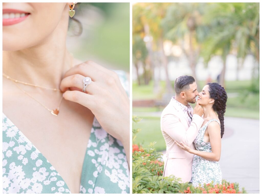 Romantic Engagement session at the University of Tampa