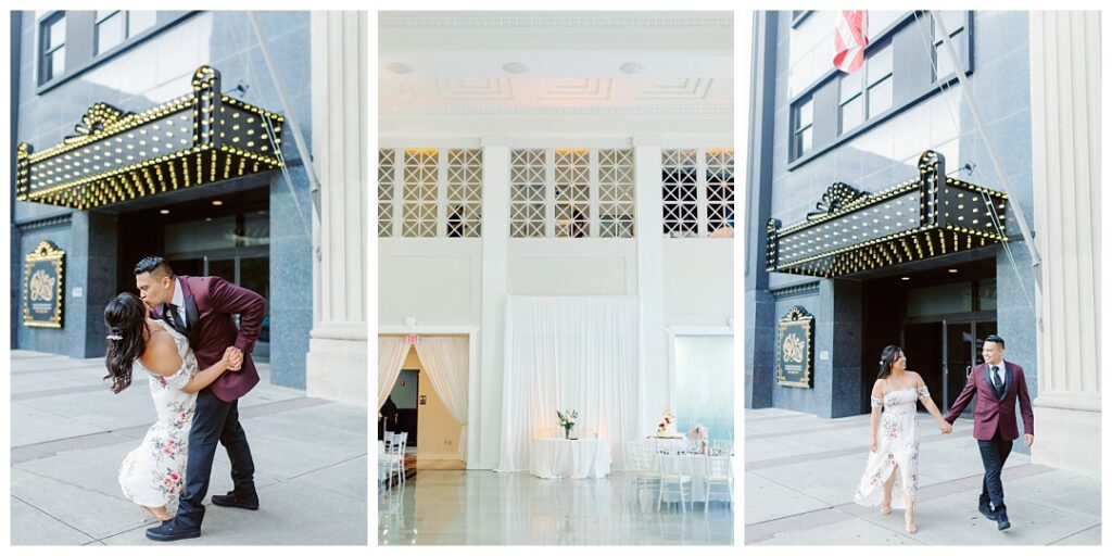 Gorgeous wedding at a stylish urban wedding venue in Tampa, the Vault. 